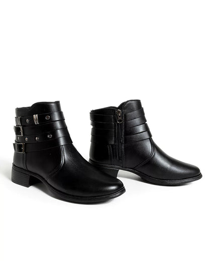 BOTA CANO CURTO PRETA
